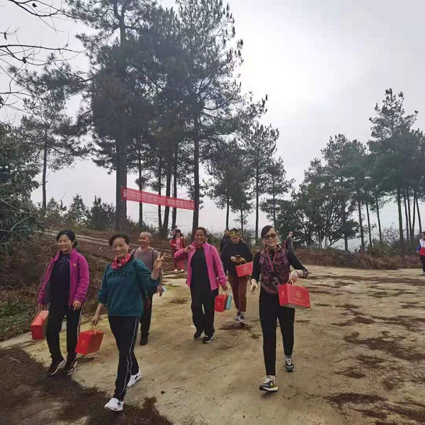 登高望远迎新春 科学运动助健康——龙里县举行“德行龙里·志愿黔行”迎新登高活动